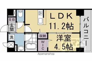 ラウレア西院【301号室】の間取り