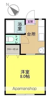 メゾン・リンリン【A202号室】の間取り