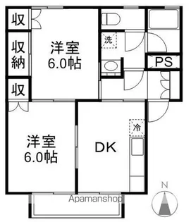 ラフィネM【1階】の間取り