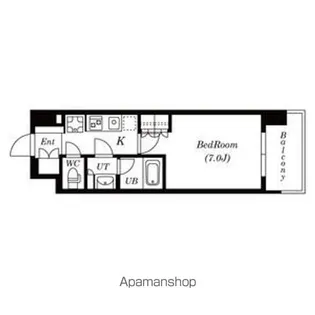 プラチナレジデンス【10階】の間取り