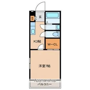 メゾン・ド・ラフィーヌ【101号室号室】の間取り