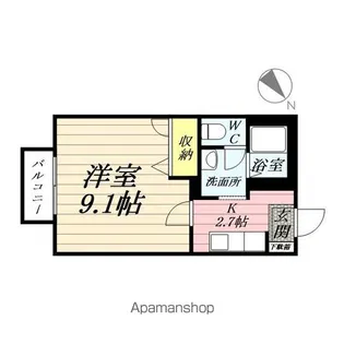 シャーメゾン黒松【2階】の間取り