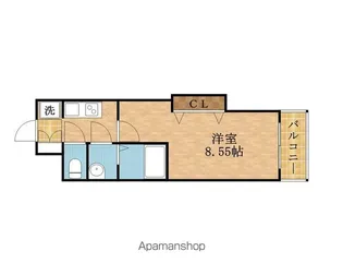 Luxe都島Ⅱ【6階】の間取り
