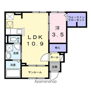 ベラヴィータ【1階】の間取り