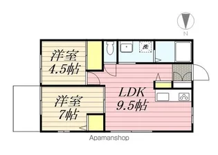 ビレッジくぬぎやまC棟【1階】の間取り