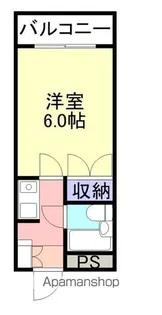 アビタシオンドゥ【401号室】の間取り