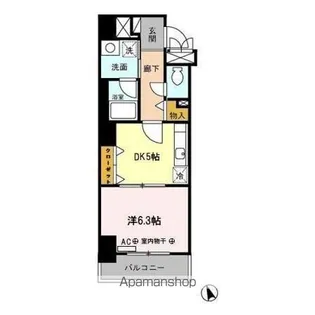 FREUDE ASAKUSA【3階】の間取り