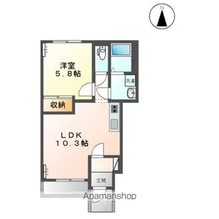 グランシャリオⅡ【1階】の間取り