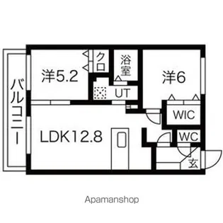Park Village Sapporo【2階】の間取り