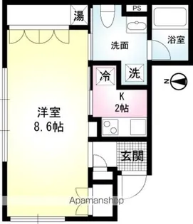 東京都杉並区和田2丁目【マンション】の間取り
