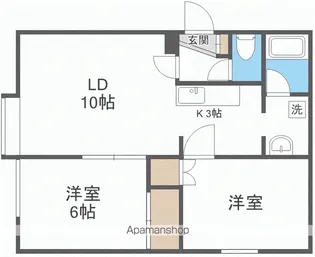 エステートピアL【102号室】の間取り