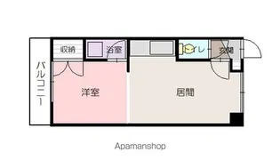 ビジョン616【603号室】の間取り