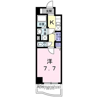 プラシード【5階】の間取り