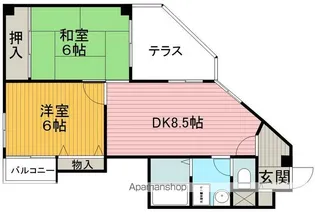 エドケンベルトピア豊中Ⅰ【1階】の間取り