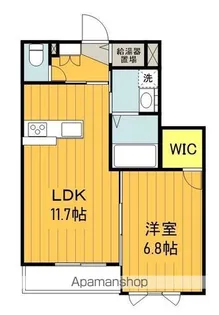 ベレオ新屋敷【1階】の間取り