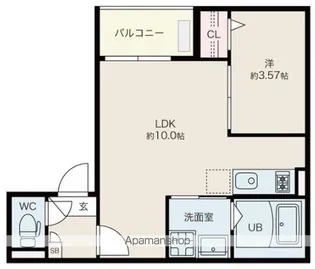 JACK HOMMACHIⅡ【303号室】の間取り