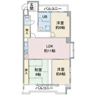 ニューアーバン一社【1階】の間取り