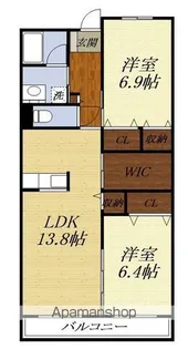グライス武藤【1階】の間取り