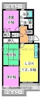 ベレーザ旭ヶ丘【306号室】の間取り