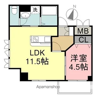 青葉勾当台ビル【3階】の間取り