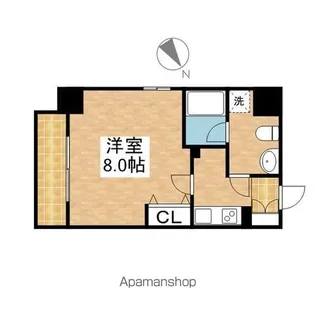 アクアヒルズ【1階】の間取り