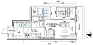 ディオスプラド【1階】の間取り