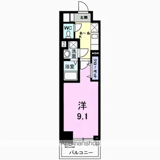 FLレジデンス1【7階】の間取り