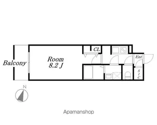 S-RESIDENCE金山altano(アルターノ)【4階】の間取り
