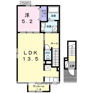 エスペレ ヴォレ【2階】の間取り