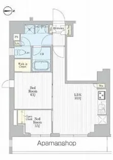 REFRAME 5 IRIYA【7階】の間取り