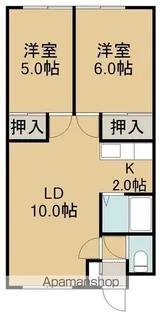龍雲荘【1階】の間取り