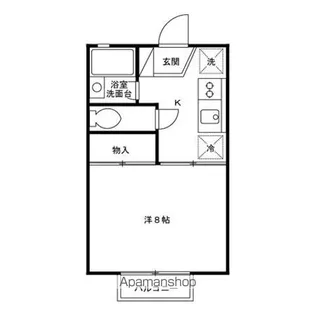 福島県いわき市郷ケ丘1丁目【アパート】の間取り