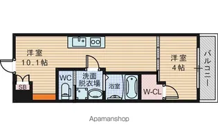 REーBE東三国【7階】の間取り