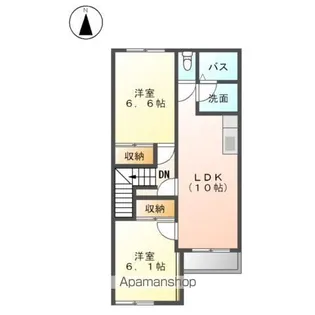 スターテラス 小池原【2階】の間取り