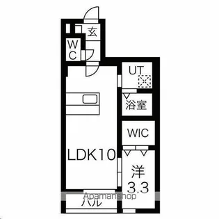 ビューテラスT【1階】の間取り