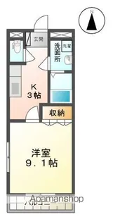 コンフォース吉原【2階】の間取り