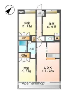 メルヴェイユ【2階】の間取り
