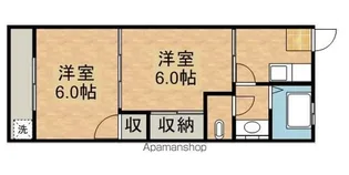 西原ハイツ【2階】の間取り