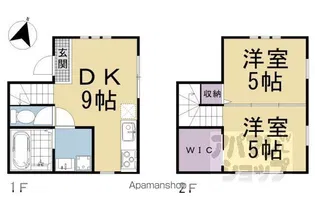 MAISON藤森【101号室】の間取り