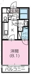 レジデンシア竹橋【101号室】の間取り