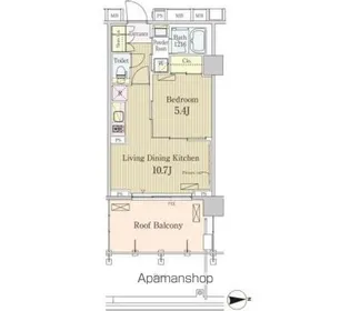 パークアクシス池田山【4階】の間取り