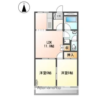 パストラーレ【3階】の間取り