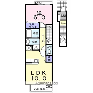 キングハウスⅠ【2階】の間取り