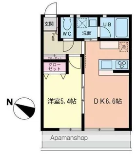 神奈川県横浜市港南区港南台8丁目【アパート】の間取り