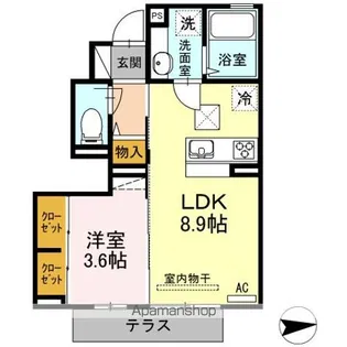 シュトラール【1階】の間取り