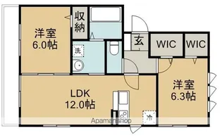 プランドール(鳩山町)【3階】の間取り
