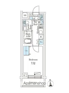 プラネソシエプラス桜台【2階】の間取り