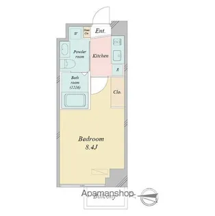 プライムアーバン両国【1階】の間取り