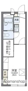 レオパレスパークハイム芝【101号室】の間取り