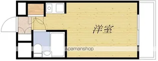 シティーパレス南千里【4階】の間取り